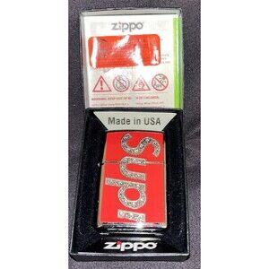 Zippo Supreme Swarovski Lighter [Red] Jeweled Supreme Lighter